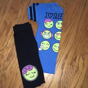 Girls size 10 pajama set